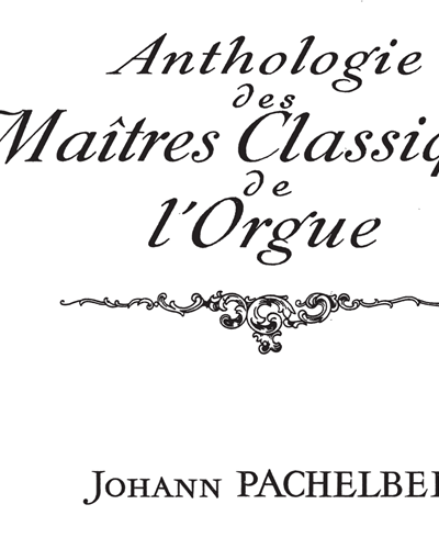 Prelude, Fugue and Chaconne in D minor — 帕赫贝尔