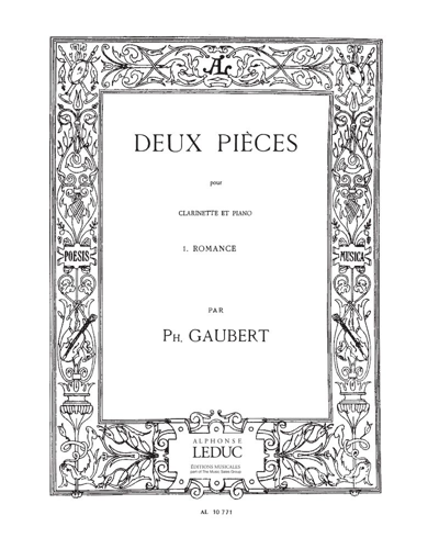 Romance (No. 1 from 'Deux pièces') — Philippe Gaubert