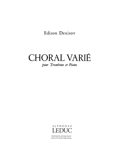 Choral varié — Edison Denisov