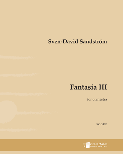 Fantasia lll — 斯文-达维德·桑德斯特伦