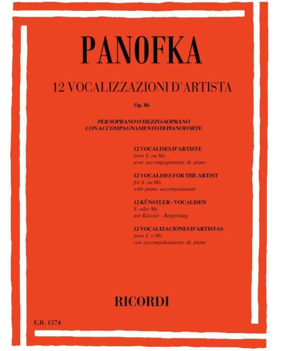 Two Vocalises, op. 86 — Heinrich Panofka