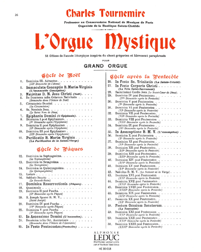In Festo Ss. Trinitatis, op. 57 — 夏尔·图尔内米尔