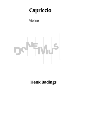 Capriccio — Henk Badings
