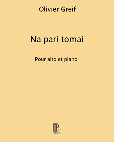 Na pari tomai — Olivier Greif