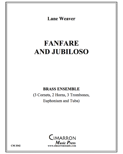 Fanfare and Jubiloso — Lane Weaver