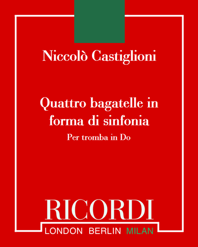 Quattro bagatelle in forma di sinfonia — Niccolò Castiglioni