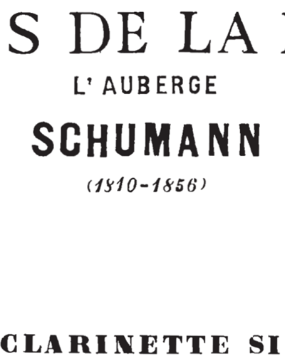 L'Auberge, op. 82 No. 6 — Robert Schumann