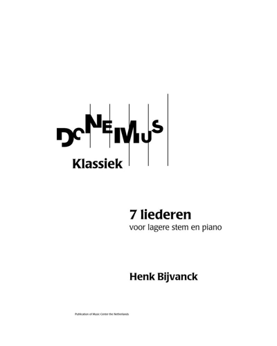 Seven Songs — Henk Bijvanck