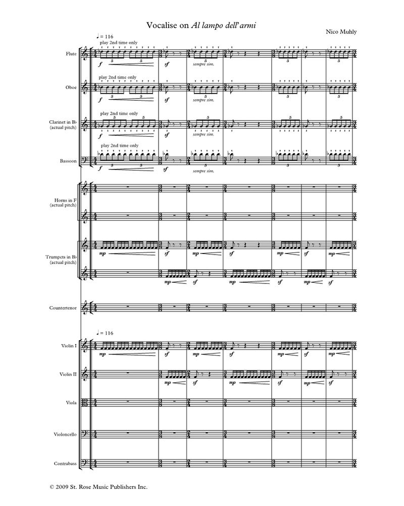 Vocalise on "al Lampo dell'Armi" — 尼科·穆利