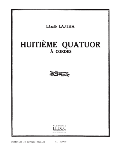 String Quartet No. 8, op. 53 — László Lajtha