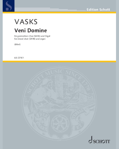 Veni Domine — 瓦斯克斯