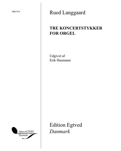 Tre koncertstykker — 鲁兹·朗高