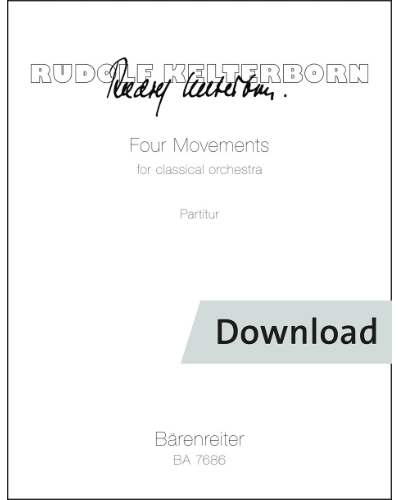 Four Movements for classical orchestra — Rudolf Kelterborn