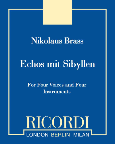 Echos mit Sibyllen — Nikolaus Brass