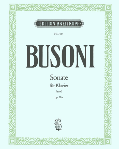 Sonata in F minor, op. 20a, BV 204 — 布索尼