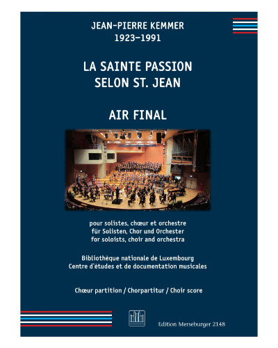 Air Final (from 'La Sainte Passion Selon St. Jean') — Jean-Pierre Kemmer