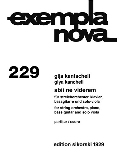 Abii ne viderem — 坎切利