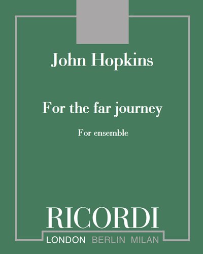For the far journey — John Hopkins