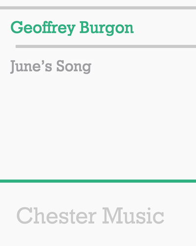 June's Song — Geoffrey Burgon