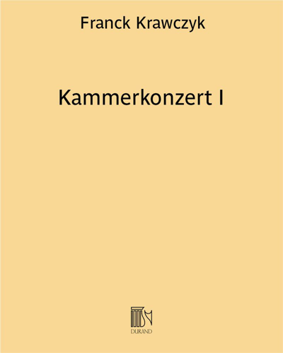Kammerkonzert I — Franck Krawczyk