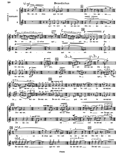 Benedictus — Roger Smalley