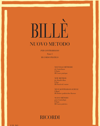 Nuovo metodo per contrabasso, Vol. 3 — Isaia Billè