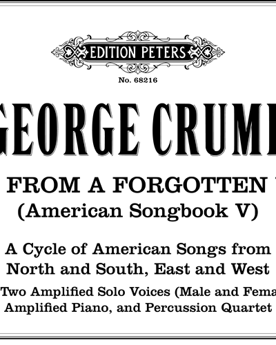 Voices from a Forgotten World (American Songbook V) — George Crumb