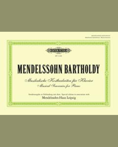 Musical Souvenirs for Piano — 门德尔松