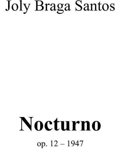 Nocturno — Joly Braga Santos