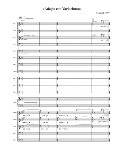 Adagio con variazioni — Alfredo Aracil