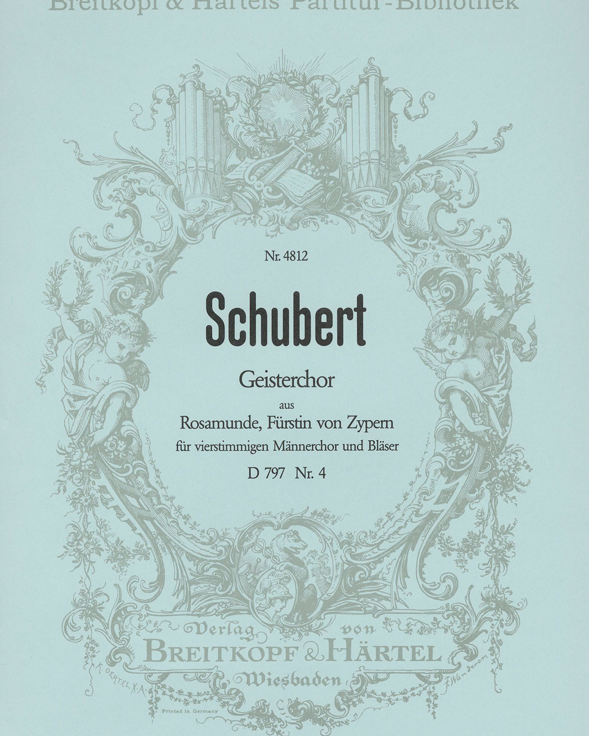 Rosamunde, Fürstin von Zypern, D 797 [op. 26] - No. 4 Geisterchor — Franz Schubert