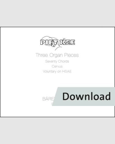Three Organ Pieces — Kee Piet