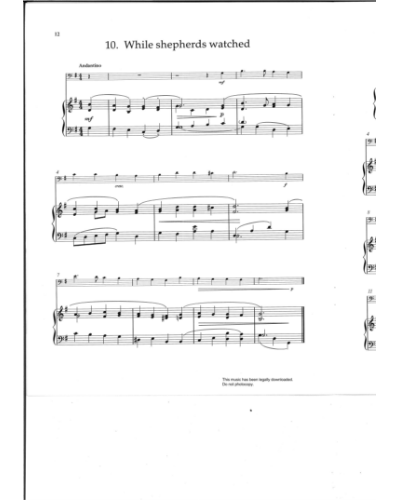While Shepherds Watched Their Flocks — 传统
