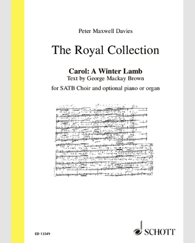 Carol: A Winter Lamb — 马克斯韦尔·戴维斯