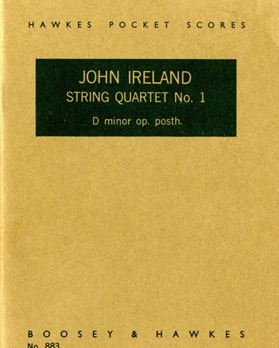 String Quartet No. 1, op. posth. — 约翰·爱尔兰