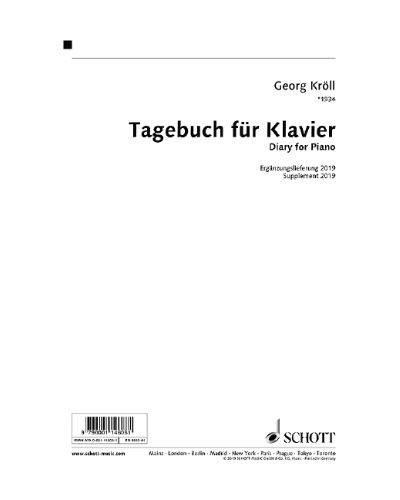 Diary for Piano — Georg Kröll