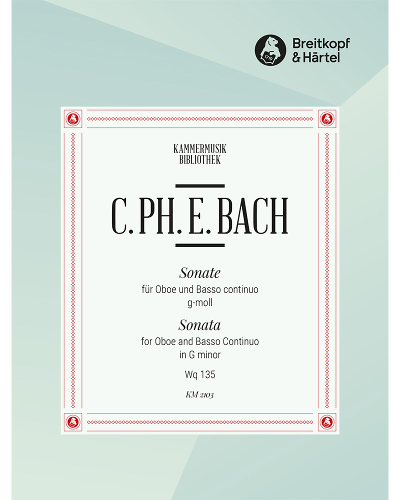 Sonata in G minor, Wq 135 — C.P.E.巴赫