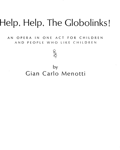 Help, Help, the Globolinks! — 吉安·卡洛·梅诺蒂