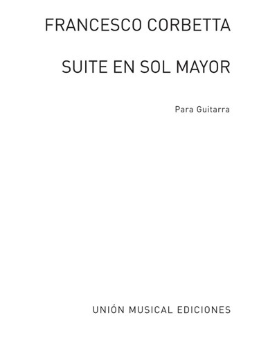 Suite in G major — Francesco Corbetta