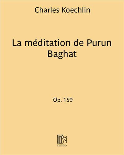 La méditation de Purun Baghat, op. 159 — 夏尔·凯什兰