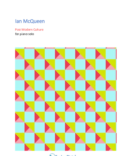Post Modern Culture — Ian McQueen