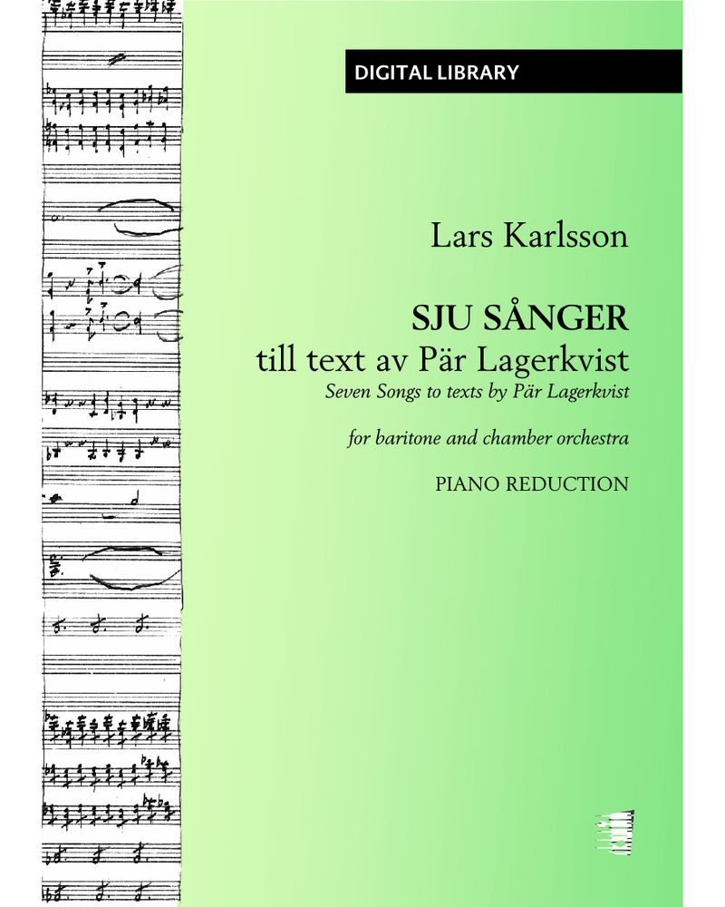 Seven Songs to texts by Pär Lagerkvist — Lars Karlsson
