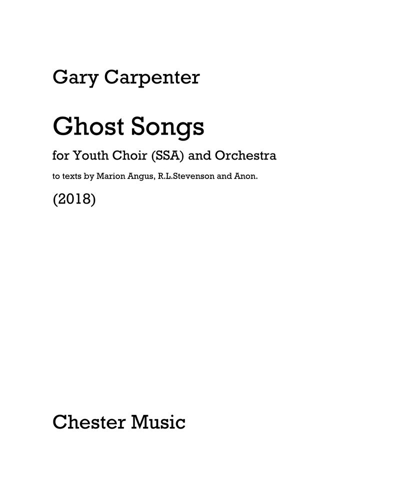 Ghost Songs — Gary Carpenter