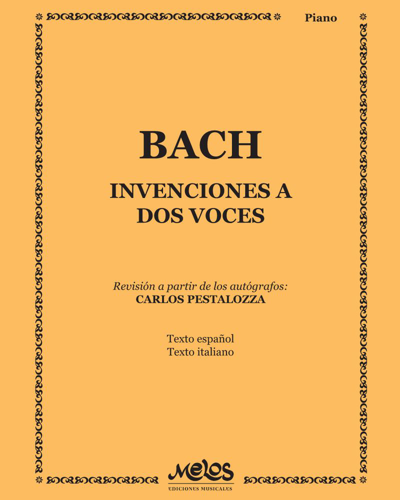 Inventions for Two Voices, BWV 772-786 — 巴赫