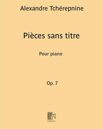 Pièces sans titre, op. 7 — 齐尔品