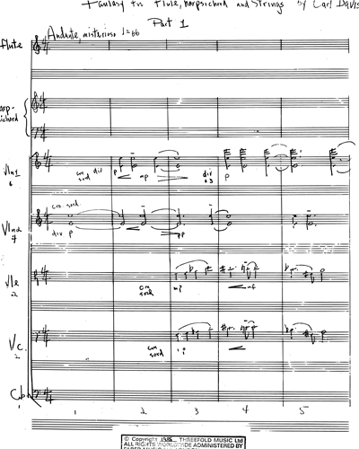 Fantasy for Flute — Carl Davis