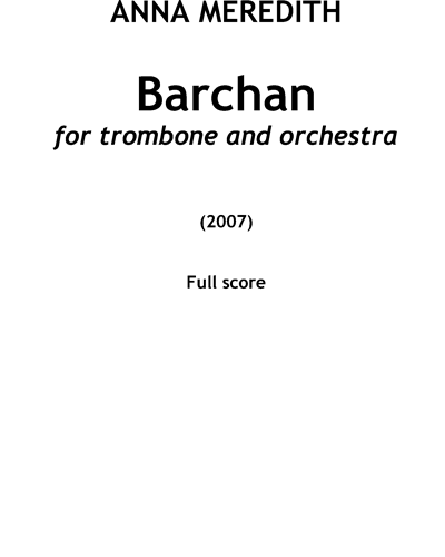 Barchan — Anna Meredith