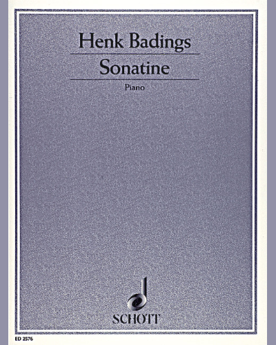 Sonatina — Henk Badings