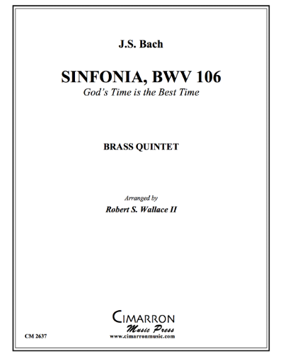Sinfonia, BWV 106 — 巴赫