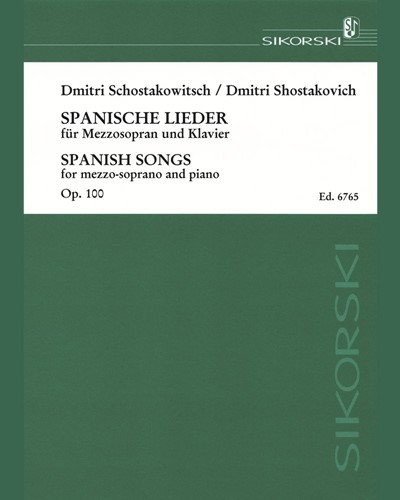Spanish Songs, op. 100 — 肖斯塔科维奇